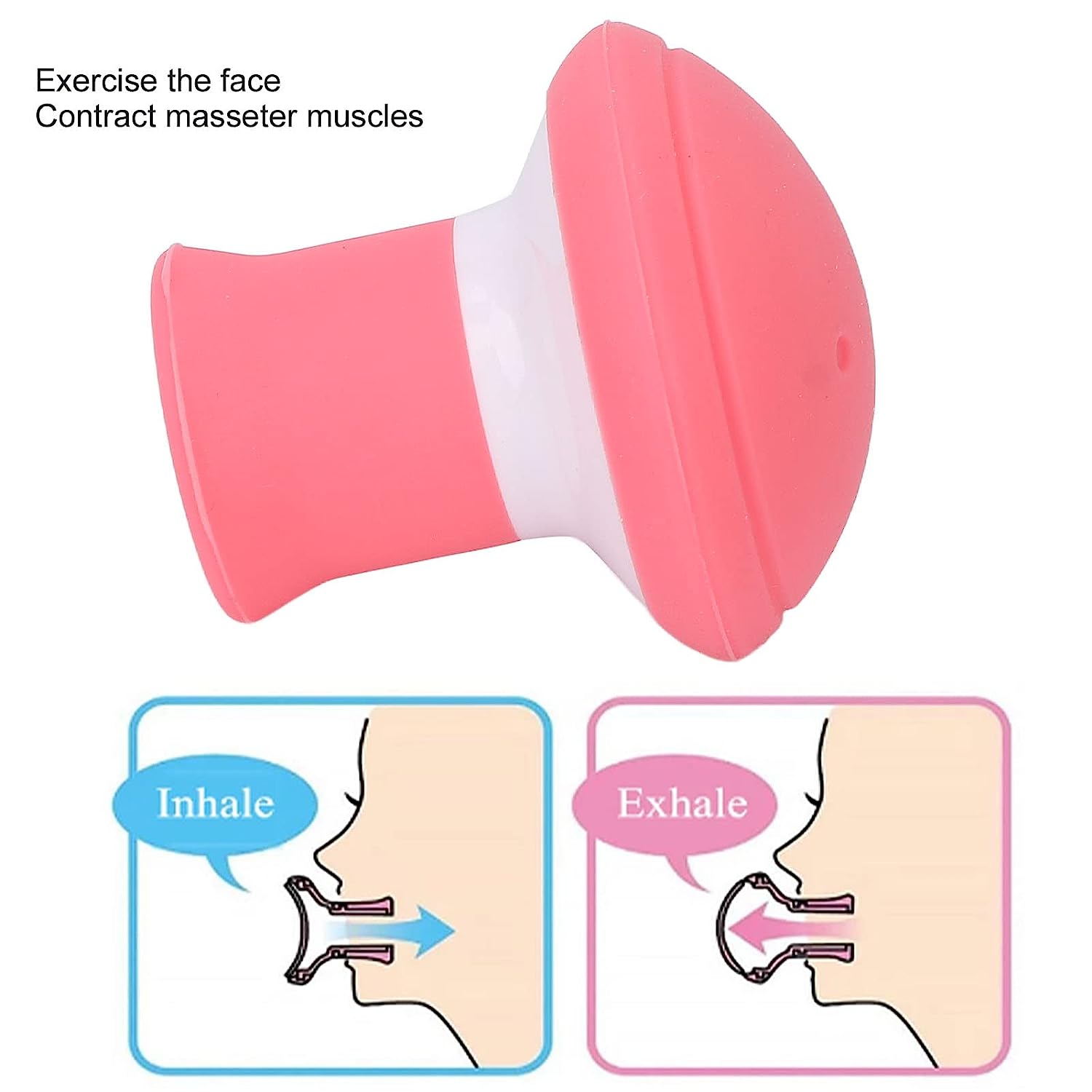 6104 Silicone Facial Jaw Exerciser Breathing Type Face Slimmer, Breathing Type Face Slimmer Face Lift Inhaling & Exhaling Tool, Look Younger and Healthier - Helps Reduce Stress and Cravings 6104 Silicone Facial Jaw Exerciser Breathing Type Face Slimmer, Breathing Type Face Slimmer Face Lift Inhaling & Exhaling Tool, Look Younger and Healthier - Helps Reduce Stress and Cravings